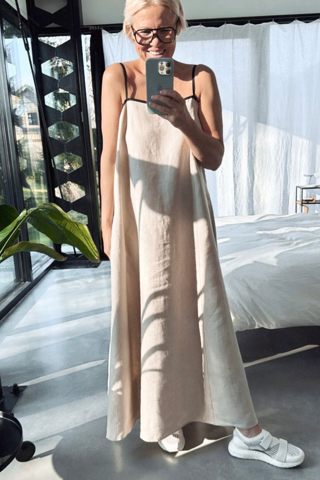LOVE maxi slip dress