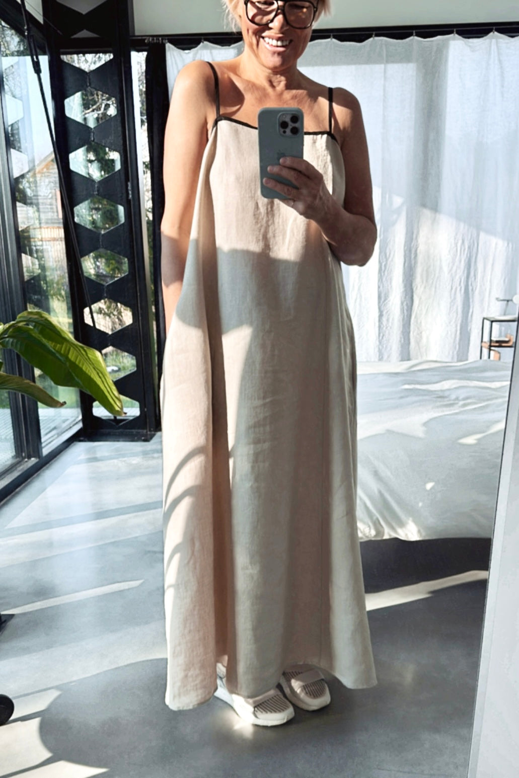 LOVE maxi slip dress
