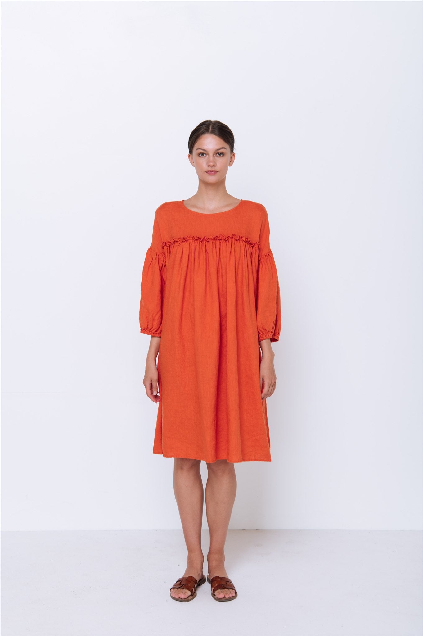 POPPY puff sleeves dress