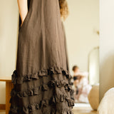 CAROLINE  dress Autumn colors