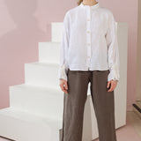 SANEL wide  heavy linen pants
