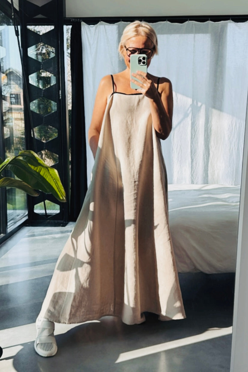 LOVE maxi slip dress