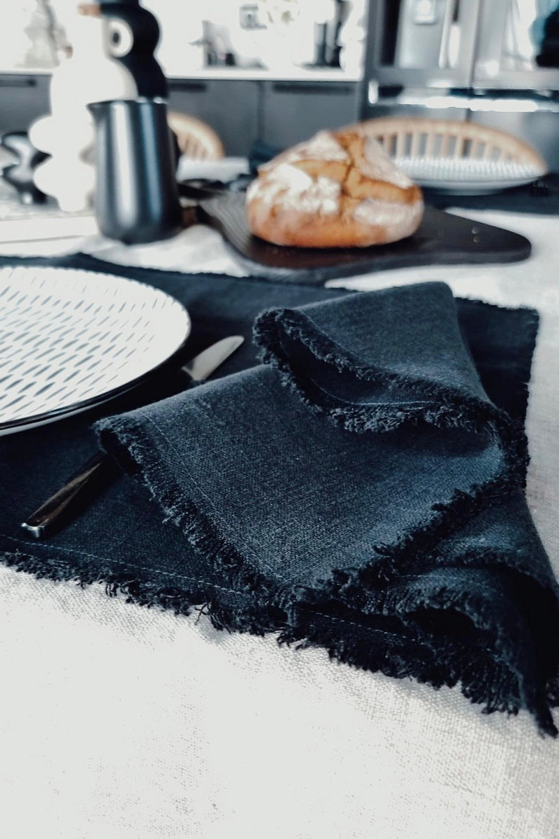 RAW edge placemats