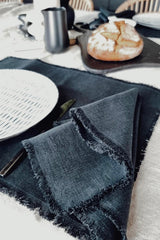 RAW edge placemats