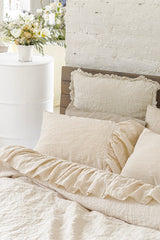 Washed Linen duvet cover set CREAM DREAM