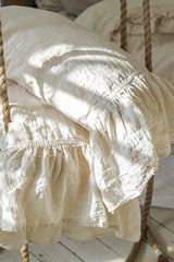 Washed Linen duvet cover set CREAM DREAM