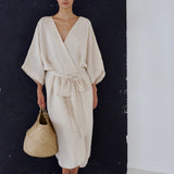 DATE wrap dress