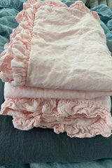 Small ruffle pillowcase SET