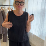 YOKO heavy linen top