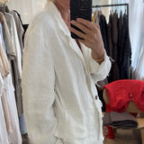 BOYFRIEND  RAW linen jacket and Wild pants set