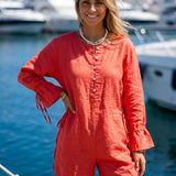 TAMI linen romper