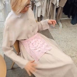 Tamborēts priekšautiņš - ROSE 1