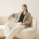 WOLLY Hand-Knitted Wool Cardigan