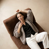 WOLLY Hand-Knitted Wool Cardigan