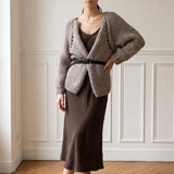 WOLLY Hand-Knitted Wool Cardigan