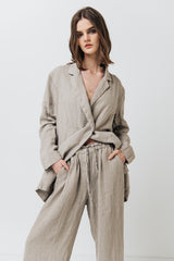 Straight cut linen trousers  RAW limited edition
