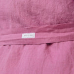 ADELE wrap dress robe white - MOO Linen Shop