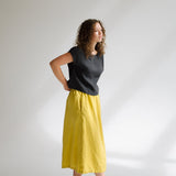 ALICE tank top natural - MOO Linen Shop