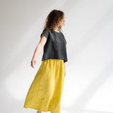 ALICE tank top natural - MOO Linen Shop