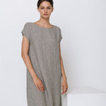 ALICE tunic dress white - MOO Linen Shop