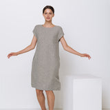 ALICE tunic dress white - MOO Linen Shop