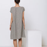 ALICE tunic dress white - MOO Linen Shop