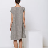 ALICE tunic dress white - MOO Linen Shop