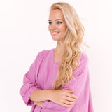 ANEMONE tunic dress white - MOO Linen Shop