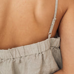 BALI cami set white - MOO Linen Shop