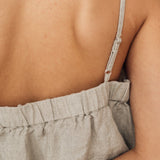 BALI cami set white - MOO Linen Shop