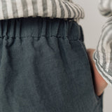 BELLA pants ocean green - MOO Linen Shop