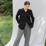 CARLA classic linen shirt natural - MOO Linen Shop