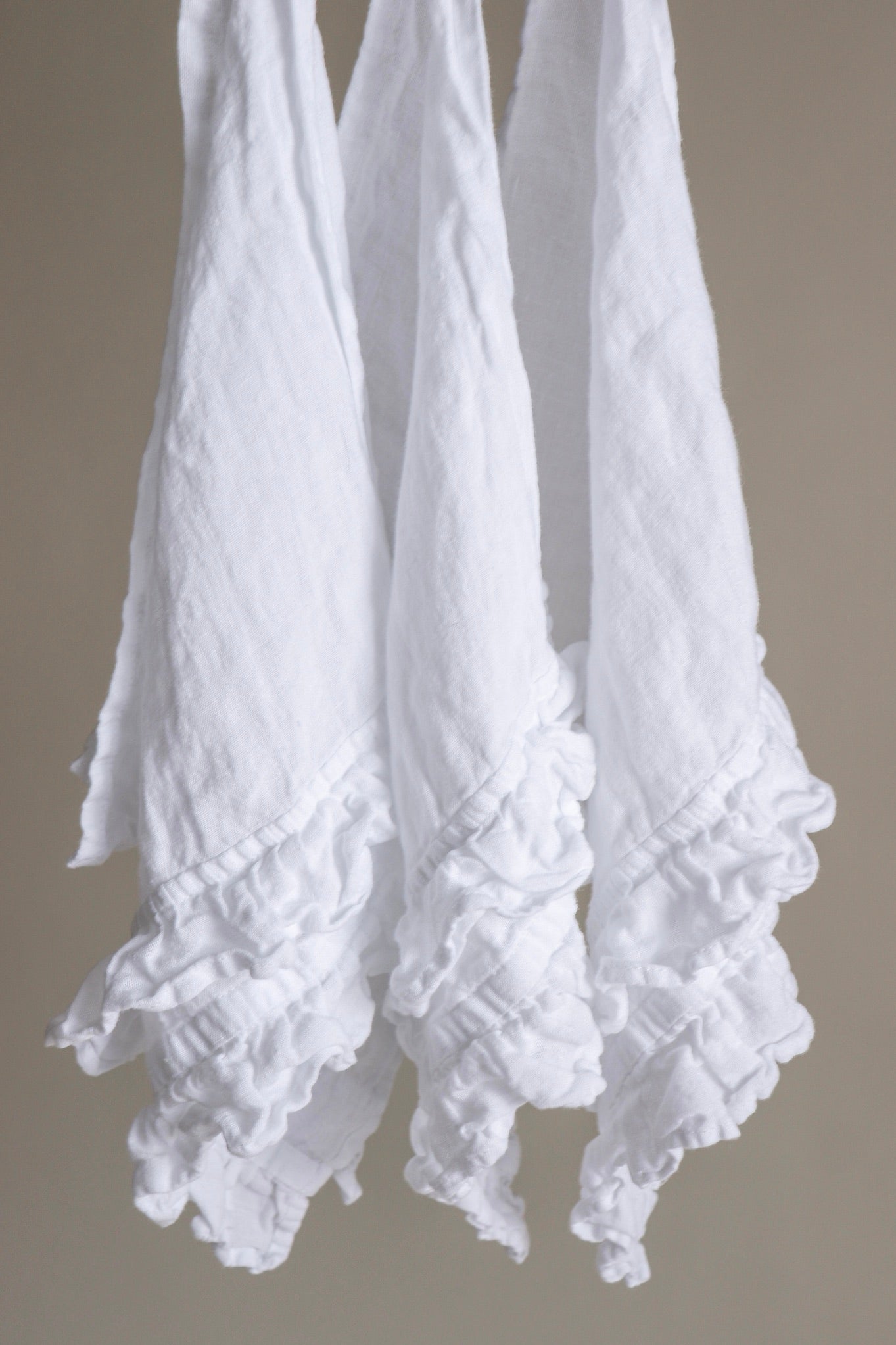 COZY HOME tea towels set natural - MOO Linen Shop