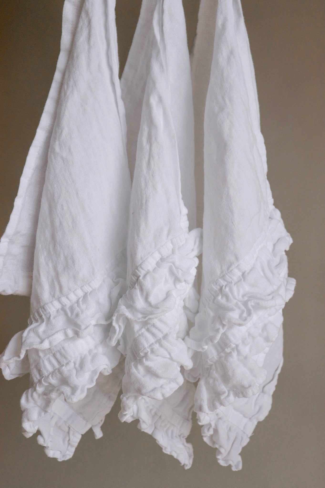 COZY HOME tea towels set natural - MOO Linen Shop