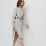 DAINA summer dress white - MOO Linen Shop