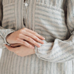 DAINA summer dress white - MOO Linen Shop