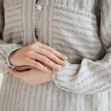 DAINA summer dress white - MOO Linen Shop