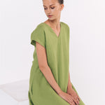 DOR maxi dress white - MOO Linen Shop