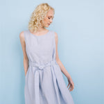 EDEN new linen dress black - MOO Linen Shop