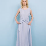 EDEN new linen dress black - MOO Linen Shop