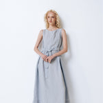 EDEN new linen dress black - MOO Linen Shop