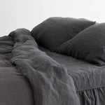 FLAT linen sheet EASY US TWIN 66x 96"/ 168 x244 cm - MOO Linen Shop