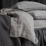 FLAT linen sheet EASY US TWIN 66x 96"/ 168 x244 cm - MOO Linen Shop