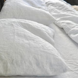 FLAT linen sheet EASY US TWIN 66x 96"/ 168 x244 cm - MOO Linen Shop