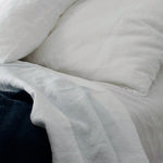 FLAT linen sheet EASY US TWIN 66x 96"/ 168 x244 cm - MOO Linen Shop