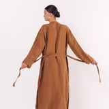 GINA shirt dress cream - MOO Linen Shop