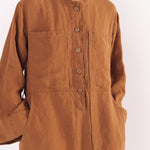 GINA shirt dress cream - MOO Linen Shop