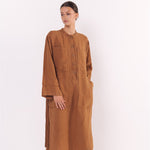 GINA shirt dress cream - MOO Linen Shop