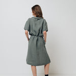 GIRL shirt dress cream - MOO Linen Shop