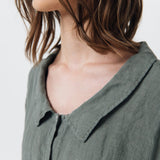 GIRL shirt dress cream - MOO Linen Shop